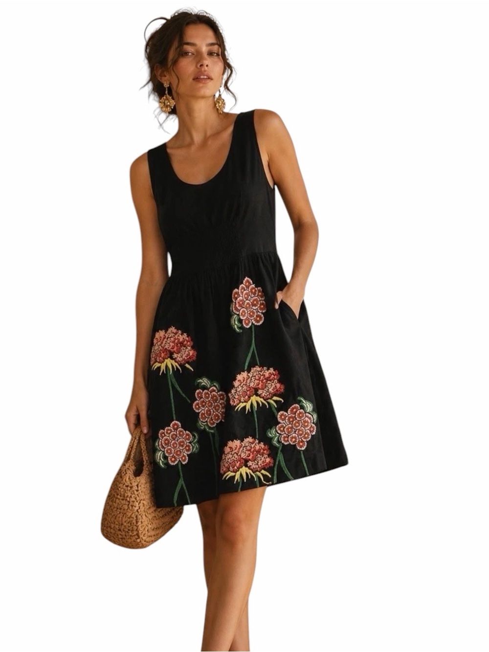 Anthropologie Floret Floral Dress